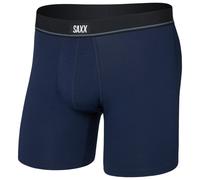 Saxx - Essential Cotton Boxer Brief Fly - Everyday base layer size L, blue
