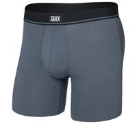 Saxx - Essential Cotton Boxer Brief Fly - Everyday base layer size S, blue