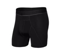 Saxx Kinetic Light Compression Mesh Boxer Briefs - Black Out