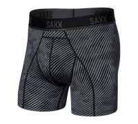 Saxx Kinetic Light Compression Mesh Boxer Briefs - Optic Camo- Black