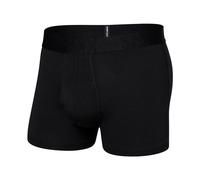 SAXX Men’s Underwear - DropTemp Cooling Cotton Trunk with Built-In Pouch Support and Fly - Soft, Breathable and Moisture Wicking, Black, Small