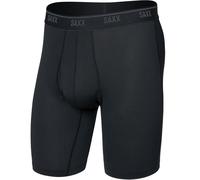 SAXX Men's 8" Quest Quick Dry Mesh Boxer Briefs {SAXX-LL65F} - Large - Black