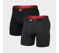 Saxx Men's Multi-Sport Boxer Briefs 2 Pack, Camouflage/Black