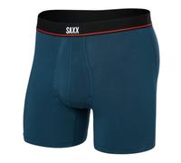 Saxx Mens Non-Stop Stretch Cotton Boxer Brief Fly L HURRICANE