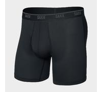 Saxx Men's Quest Quick-Dry Mesh Boxer Briefs - Black, Black