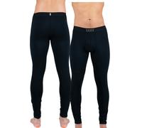 SAXX Men's Roast Master Mid-Weight 185GSM Base Layer Leggings {SAXX-LJ38F2} - Black - X-Large