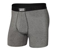 SAXX Men's Underwear -ULTRA Super Soft Boxer Briefs with Fly and Built-In Pouch Support- Underwear for men,Salt & Pepper,Large