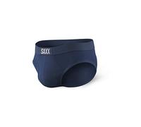 SAXX Men's Underwear -ULTRA Super Soft Briefs with Fly and Built-In Pouch Support- Underware for men, Navy, Small