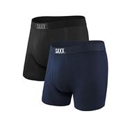 Saxx Ultra Super Soft Boxer Brief Fly - 2 Pack - Underwear Black / Navy S