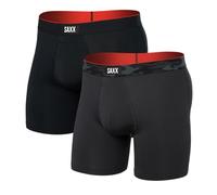 Saxx Multi-Sport Mesh 2-Pack Boxer Briefs, Remote Camo WB/Black - XL