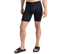 Saxx Quest Long Leg Boxer Brief Men's Underwear, L Black II