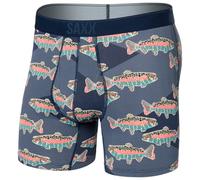 Saxx - Quest Quick Dry Mesh Boxer Brief Fly - Synthetic base layer size XXL, blue
