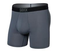 Saxx Quest Quick-Dry Mesh Quick-Dry Performance Boxer Brief, Turbulence - S Blue