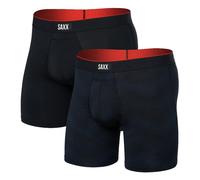 Saxx Sport Mesh Mens Boxer Brief (2 Pack) Black L