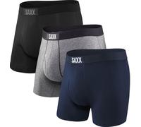 SAXX Men's SAXX Ultra Classic Boxers 3-Pair Pack {SAXX-PP3U} - Black/Grey/Navy Blue - Small