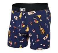 Saxx Ultra Super Soft Boxer Briefs, Vice Squad/Astro Blue - L