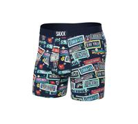 SAXX Ultra Super Soft Vanity Plates Boxer Brief, Blue - Small