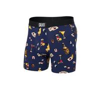 SAXX Ultra Super Soft Vice Squad Boxer Brief, Blue - Small