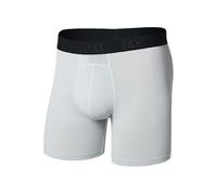 SAXX Underwear Co. Men’s Smooth Flex Light Compression Boxer Brief 6”, Pearl Grey, S