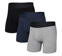 SAXX Underwear Co. Mens Droptemp Cooling Cotton Boxer Brief 3 Pack