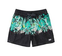 SAXX Underwear Co. Men's Oh Buoy 2N1 Volley 5", Diamondhead-Black, Large