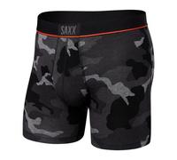 SAXX Underwear Co. Men's, Supersize Camo-Black, Saxx Vibe Super Soft Boxer Briefs with Built-in Pouch Support, Underwear, Small, S