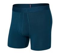 SAXX Underwear Co. Men's Underwear with Pouch Droptemp Cooling Cotton Boxer Brief Fly, Deep Ocean, L