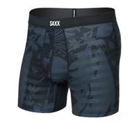 SAXX Underwear Co. Men's Underwear with Pouch Droptemp Cooling Mesh Boxer Brief Fly, Jungle Noir-black, L