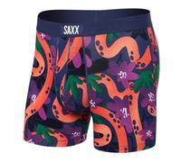 SAXX Underwear Co. Men's Underwear with Pouch Vibe Super Soft Boxer Brief, Year of the Snake-blue, M