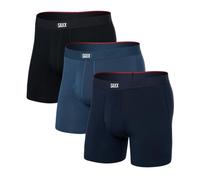 SAXX | Vibe Xtra Boxer Brief Fly 3 Pack | Dark Denim/Navy/Black Large