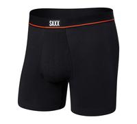 Saxx Underwear Non Stop Stretch Cotton 1 Pack Boxer Briefs - Black