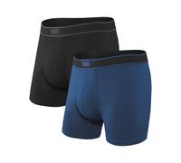 Saxx Underwear - Pack of 2 comfortable boxers - Daytripper 2Pk Black / City Blue Heather for Men - Size XS Black