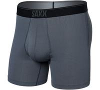 Saxx Underwear Quest Quick Dry Mesh Boxers Grey S Men