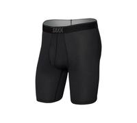 Saxx Underwear Quest Quick-Dry Mesh Performance Long Boxer Brief 8", Black