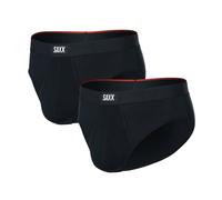 Saxx Vibe Soft Comfort 2-Pack Brief Fly, Black