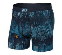 Saxx Vibe Super Soft Boxer Briefs, Forest Walk/Dark Ink - M Blue