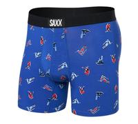 Saxx Vibe Super Soft Boxer Briefs, Winter Action/Sport Blue - L