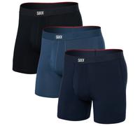 Saxx Underwear Vibe Xtra Brief Fly Boxers 3 Units