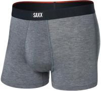 SAXX Vibe Xtra Soft Fly Boxer Trunk 3", Dark Grey Heather