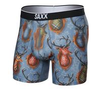 Saxx Volt Breathable Mesh Boxer Brief, Mr. Deer Face/Slate - S