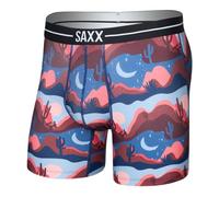Saxx Volt Breathable Mesh Boxer Briefs, Canyon Daze/Red Clay - S