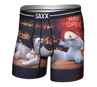 Saxx Volt Breathable Mesh Boxer Briefs for Men, Da Bears/Multi - L