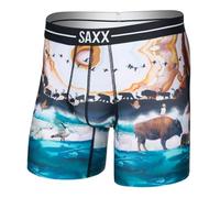 Saxx Volt Breathable Mesh Boxer Briefs, Great Migration/Multi - L