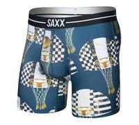 Saxx Volt Breathable Mesh Boxer Briefs, Off he Chain/Rich Teal - L