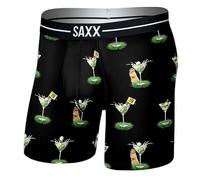 Saxx Volt Men's Breathable Mesh Boxer Briefs, My Handicap/Black, Size L