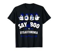 Say Boo Dystonia Awareness Halloween T-Shirt