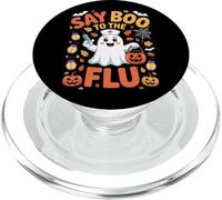 Say Boo To The Flu Nurse Doctor Hospital Staff Halloween PopSockets PopGrip for MagSafe