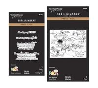 Say Cheese Classic Pooh Baby Press + Foil Plate & Die Bundle with Simple Stories