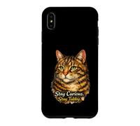 Say Curious. Stay Tabby. Case for iPhone XS Max