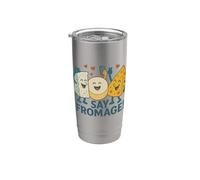 Say Fromage French Cheese Stainless Steel Insulated Tumbler